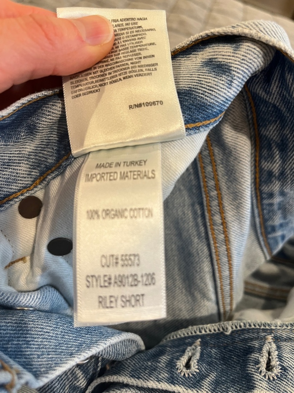Agolde Riley Shorts - Picture 5 of 5